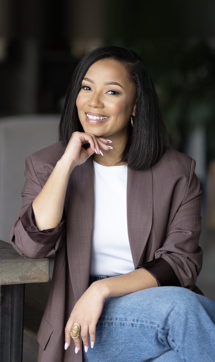 Portrait of Michillay Brown, impact leader and professional speaker